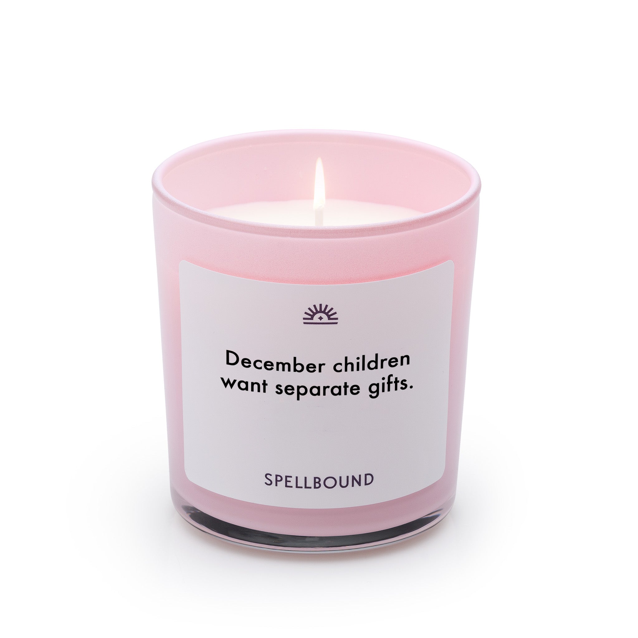 December children want separate gifts Candle
