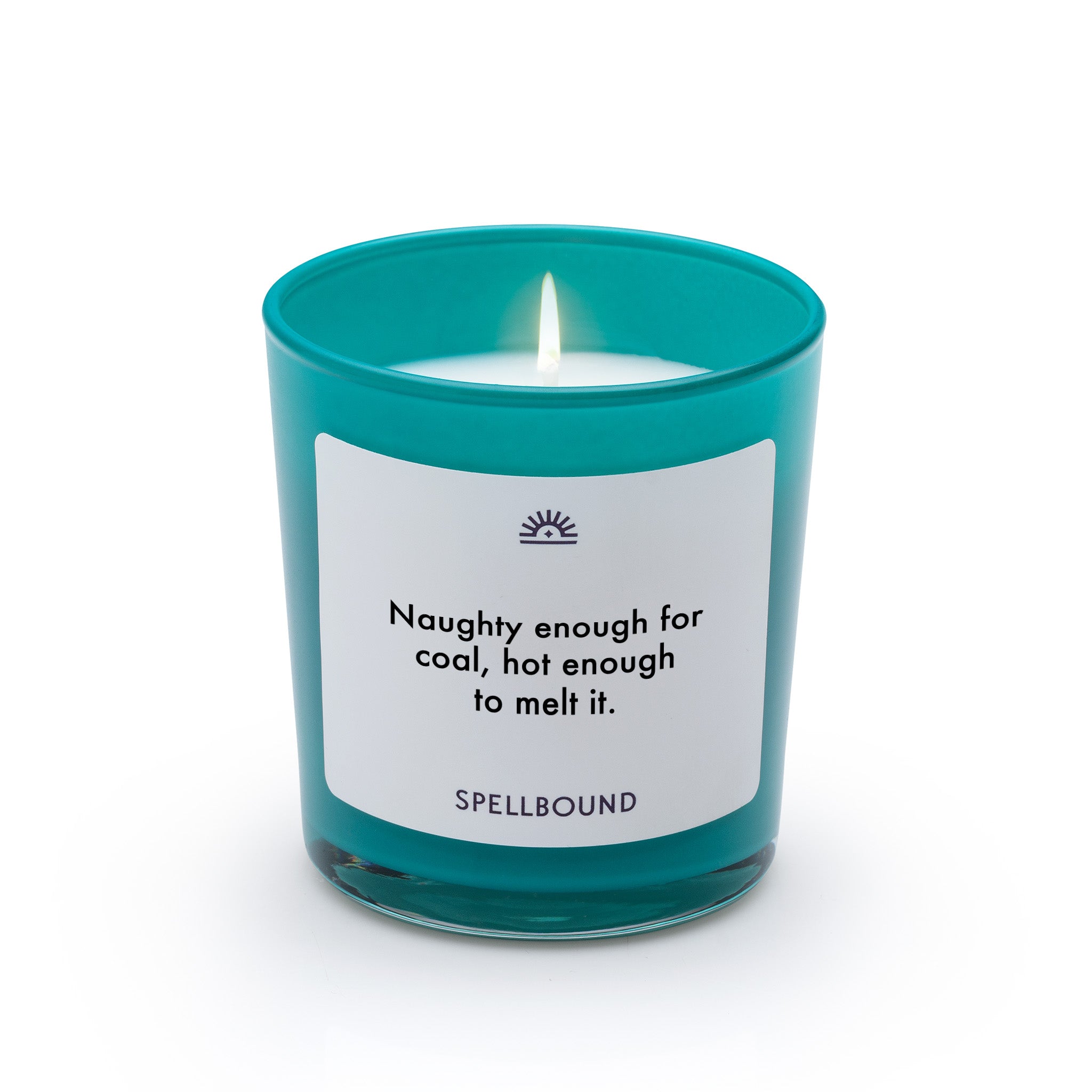 Naughty enough for coal Candle