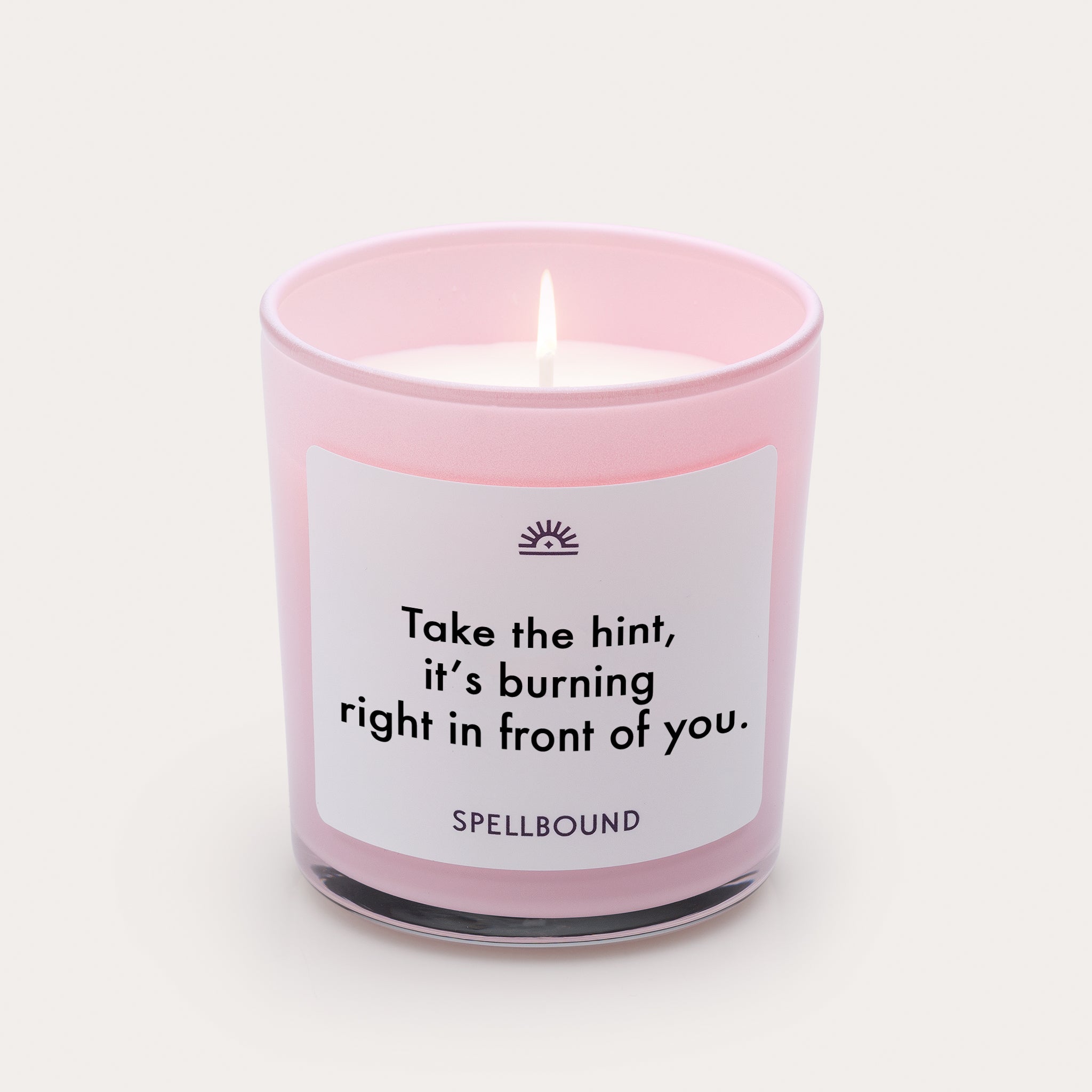 Take the hint Candle